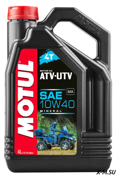 Масло моторное 10w40 мин. 4Т ATV-UTV 4л  Масло моторное 10w40 мин. 4Т ATV-UTV 4л