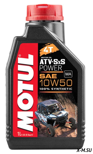Масло моторное 10w50 син. 4Т ATV-SXS POWER 1л Масло моторное 10w50 син. 4Т ATV-SXS POWER 1л