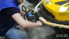 Система быстрого съёма лебедки для снегохода