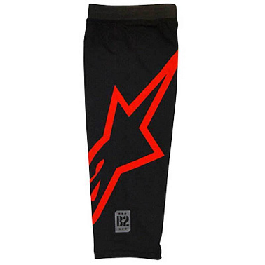 Гетра под наколенник KNEE SLEEVE BLACK RED