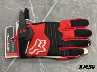 Перчатки взрослые FOX XD2-17 цв. Черно-красный  р. M