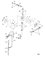 Топливный насос (ручной) 2-Х ТАКТНОГО ПЛМ MERCURY 50EO Серийный номер от 0G760300  до 0T979999